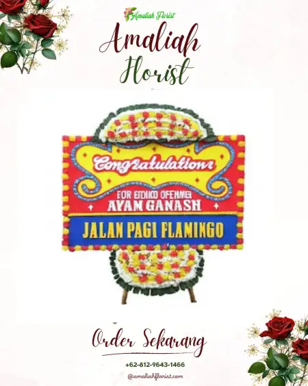 Sewa Papan Bunga Sampang
